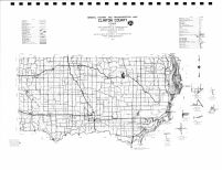 Clinton County Map, Clinton County 1981
